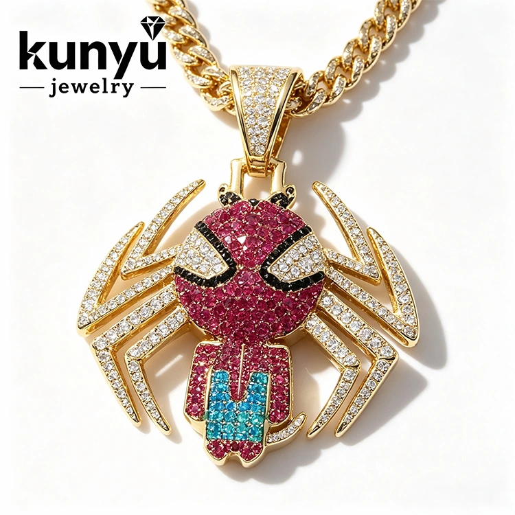 Hip-hopový náhrdelník s přívěskem Bling